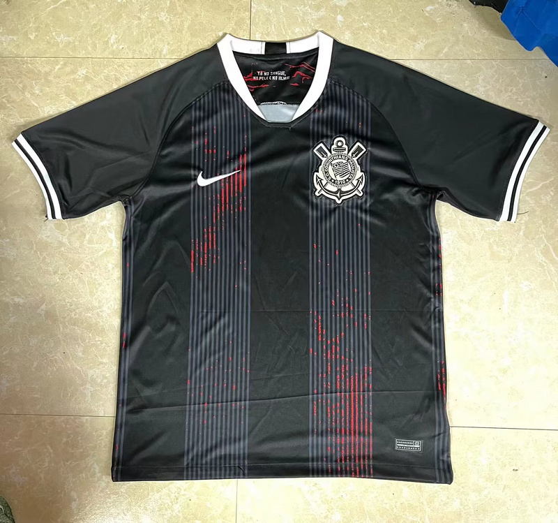 AAA Quality Corinthians 23/24 Fourth Black Soccer Jersey